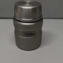THERMOS Stainless King Vacuum-Insulated Food Jar with 2 Storage Container Inserts, 47 Ounce, Matte Stainless Steel
