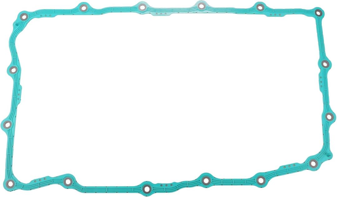 Motoforti Transmission Oil Pan Gasket, Transmission Filter Gasket, for Chevrolet Camaro 2.0L L4 - Gas 2017-2023, Rubber, No.24297886/24269333/24290546, Green