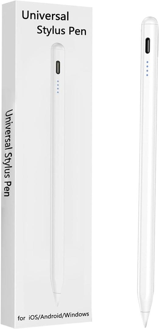 Stylus Pen Android for Samsung Galaxy Tab A9/ A9Plus/ A8/ A8plus/ A7/ A7lite Tablet S Pencil Touchscreens Stylists Pen (White)