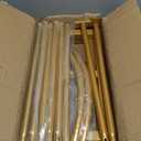 Metal Arch Backdrop Stand, Gold Curved Top Wedding Arch Set of 2 (7.5FT/6.2FT) Wedding Arches Frames for Ceremony, Baby Shower,Birthday Party, Anniversary Graduation Decorations