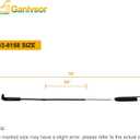 Ganivsor 133-8158 Blade Brake Cable Kit for Toro 30"/76cm TimeMaster 20199 20200 20975 20977 - OEM 120-6243 Replacement with Bracket & Cable Ties