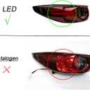 LED Driver Left Side Tail Light Assembly Compatible With Mazda CX5