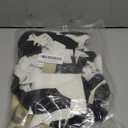 COKAOBE Black and White Balloon Garland Arch Kit, 124pcs White Black Confetti Latex Balloons for Baby Shower Birthday Graduation Wedding Engagements Anniversary Celebrations Party Decorations