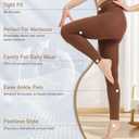 NURCOM Medical Compression Pantyhose for Women & Men, 15-20 mmHg Graduated Support Tights, Opaque Footless Waist High Compression Stockings & Leggings for Varicose Veins, Edema, Swelling, Flight, DVT