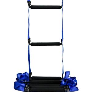 9.8ft Multi-Purpose Fire Escape Ladder Foldable Soft Ladder with Fastening Attachments for 2-Story Tree House Backyard Training and Home Use