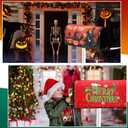 3 x 3 Pcs Seasonal Magnetic Mailbox Covers 18x21inch Mail Box Cover Standard Size Post Box Decor for Halloween Thanksgiving Christmas Mailbox Garden Yard Outdoor Decor(Novel)