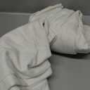 Cream Linen Curtains 102 inches Long 2 Panels Set for Living Room Extra Long Back Tab Curtains Neutral Farmhouse Light Filtering Semi Sheer Linen Drapes Ceiling to Floor for Large Window Ivory