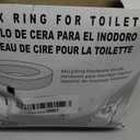 Hibbent Extra Thick Toilet Wax Ring Replacement Kit, Universal Toilet Seal Ring with Brass Toilet Floor Bolts and Retainer Washers, PE Flange Fits 3 Inch and 4 Inch Drain Pipes
