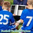 chiazllta The Football Notebook for Coaches & Players 7 x 10 Inch Football Training Notepad Coaching Board Coaching Notebook for Tactics Tactical Practice Planner Coaches&Players Gift