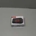 Timex Alarm Clock with Large Display, Digital Alarm Clock for Bedroom Includes 120V Universal Power Adapter (T121B - Black)