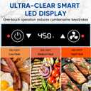 Indoor Grill CUSIMAX Electric Smokeless Grill Portable Korean BBQ with Turbo Smoke Extractor Technology, Non-stick Removable Plate, Tempered Glass Lid, Great for Party(Single Plate)
