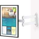 WALI Wall Mount for Show 21, Show 15, Adjustable Wall Mounting Bracket with Heavy Duty 15” Extension Arm, Rotate Tilt Swivel for Show 21, Show 15, Holds up to 33lbs, White