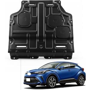 Front Engine Splash Shield Fit for Toyota C-HR 2018-2022 Direct Replacement Engine Splash Guard Engine Guard Mud Flaps for Underbody Protection