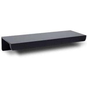 Jetland Cabinets Drawers Edge Pulls - 10-Pack, 3" Overall Length, Black, Concealed Tab Pulls for Kitchen Garage Cabinet Drawers, PW5018B76L
