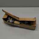 GASPRO 710-003 Natural Gas Pressure Regulator, 1/2 PSIG Inlet Pressure & 4" W.C. Outlet Pressure, for Grill, Fire Pit, Stove and More, 1/2" Male Flare x 3/8" Female Flare Adapter Included