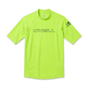 O'Neill Youth Basic Skins Short Sleeve Sun Shirt UPF 50+ Sun Protection, Rash Prevention for Surfing and All Water Activities, size 14