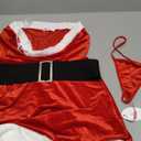 Avidlove Christmas Dress Santa Clause Outfit Mini Dress Casual Swing Dress with Santa Belt
Size M