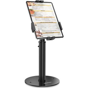 AboveTEK POS Tablet Kiosk Stand - Universal Tablet Locking Mount for 7.9"-11" Devices, 360 Swivel Anti-Theft Security Stand for iPad, iPad Air, Samsung, Height Adjustable Desk Countertop