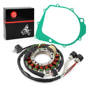 Stator & Gasket for Yamaha Big Bear 350 4WD YFM350ER Moto-4 90-94 Warrior 350 90-95 3HN-85510-00-00