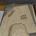 Toddler Step Stool Wooden 2 Step - Non-Slip Kids Stool for Bathroom Sink with Adjustable Height and Cute Pattern - 300lbs Support Stepping Stool for Bathroom Kitchen Childrens Room