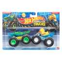Hot Wheels Monster Trucks New for 2024 1:64 Scale Duck N' Roll HWMT Back to Basics 1/7