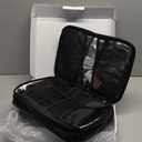 Fireproof Document Box (Soft-Shell) with Lock, 5200F Fireproof & Water-Resistant File Organizer for Important Documents, Certificates, Passport & 14" Laptop, Home Office Travel