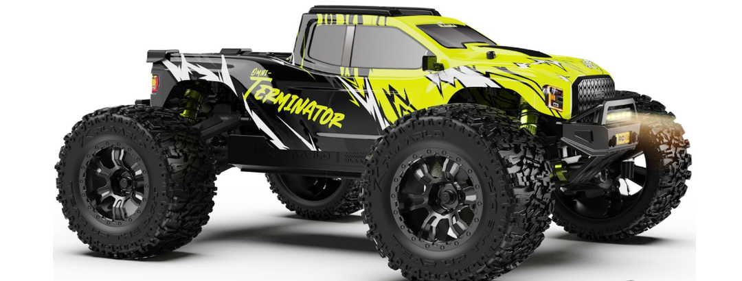 AMORIL 1/10 RTR Brushless Fast RC Cars for Adults,Max 50mph Hobby Electric Off-Road Monster Truck,Waterproof High Speed RC Car 4WD Remote Control Car with 3S Lipo,Green