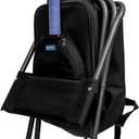 Pickleball Chair Backpack with Backrest Folding Stool Chair Compact and Paddle Sleeve for Men and Women, Supports 225 lbs
