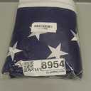 American Flag for Outside 4x6 FT, Deluxe Heavy Duty Spun Polyster, TearProof and Waterproof Super Tough Series, All Weather High Wind USA US Flag with Embroidered Stars, Sewn Stripes, Brass Grommets