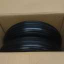 4.00-6 Flat-Free Solid Tire and Wheel 13" Wheelbarrow Tire by Cenipar With 3/4" & 5/8" Grease Bushing and 1.75" Centered Hub 4.00-6 tire and wheel for Garden Cart Trolley Hand Truck, 2 PC