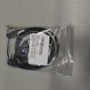 Caroo D Shape Earpiece Headset with Mic PTT Compatible with Baofeng UV-5R BF-888S BF-F8HP BF-F9 UV-82 UV-82HP UV-82C Kenwood TK-2107 TK-3107 Walkie Talkies Two Way Radio 2 pin