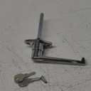 Prime-Line GD 52123 Door Handle Lock, Keyed, Diecast Zinc, Chrome Plated (Single Pack)