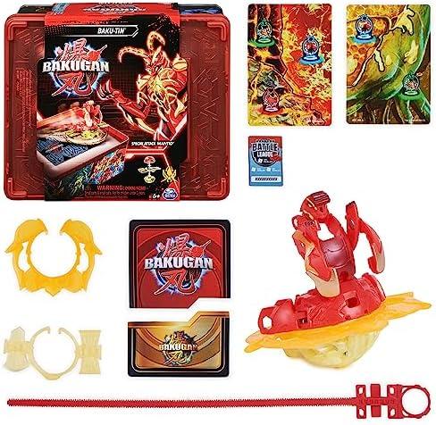 Bakugan Baku-tin with Special Attack Mantid, Customizable, Spinning Action Figure and Toy Storage, Kids Toys for Boys and Girls 6 and up