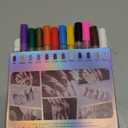 2026 New 12 Colours Nail Art Markers, Nail Art Pens tools, Nail Polish Pens Set with Fine Tip,Water-Based Quick Dry Ink for DIY Nail Art, Manicure & Nail Design