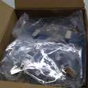 100 Pcs Clear Badge Holder Clip Name Tags Horizontal PVC ID Holders for Badges Name with Clips