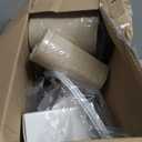 Table Lamp for Living Room Bedroom, 23.5" Table Lamps Set of 2 with USB C+A Ports, Bedside Lamps for Nightstand with Linen Lamp Shades, 2 Dimmable LED Bulbs Included, Brown