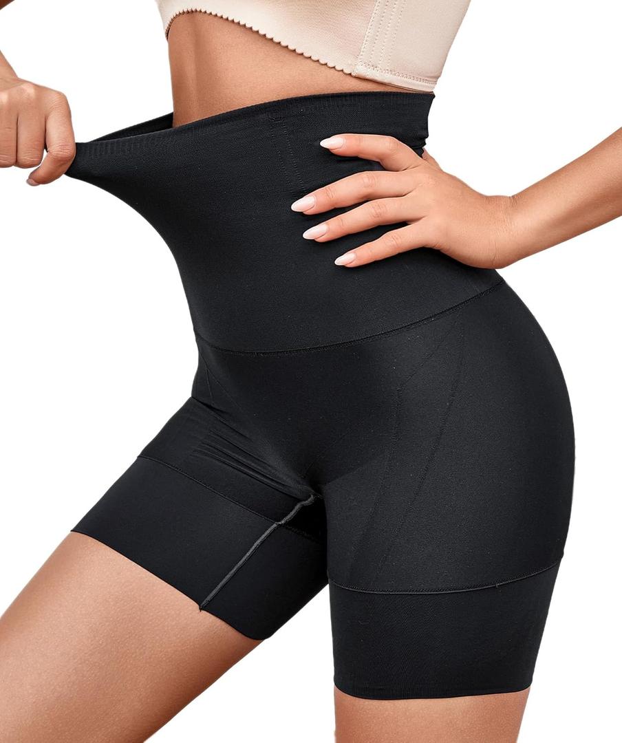 SOFIA'S CHOICE Girdle for Women Tummy Control Faja Body Shaper Underdress Shorts Butt Lifting Shapewear Black Large