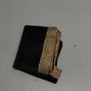 Indian Consigners Small Solid Color Velvet Cloth for Multipurpose Use (Black)