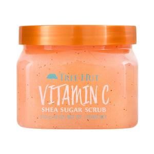 Tree Hut Vitamin C Shea Sugar Scrub, Mother's Day Gifts, Exfoliating Body Scrub Removes Dead, Dry Skin for a Soft & Hydrated Feel, Nourishing Essential Body Care, 18 fl oz.