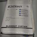 100% Blackout Shield Linen Blackout Curtains for Bedroom 108 Inches Long, Back Tab/Rod Pocket Living Room Drapes, Thermal Insulated Blackout Curtains 2 Panels Set, 50" W x 108" L,Cream