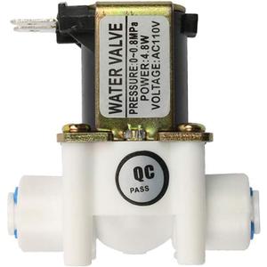 Beduan 110V 1/4" Inlet Water Solenoid Valve Normally Closed for RO Reverse Osmosis Pure System