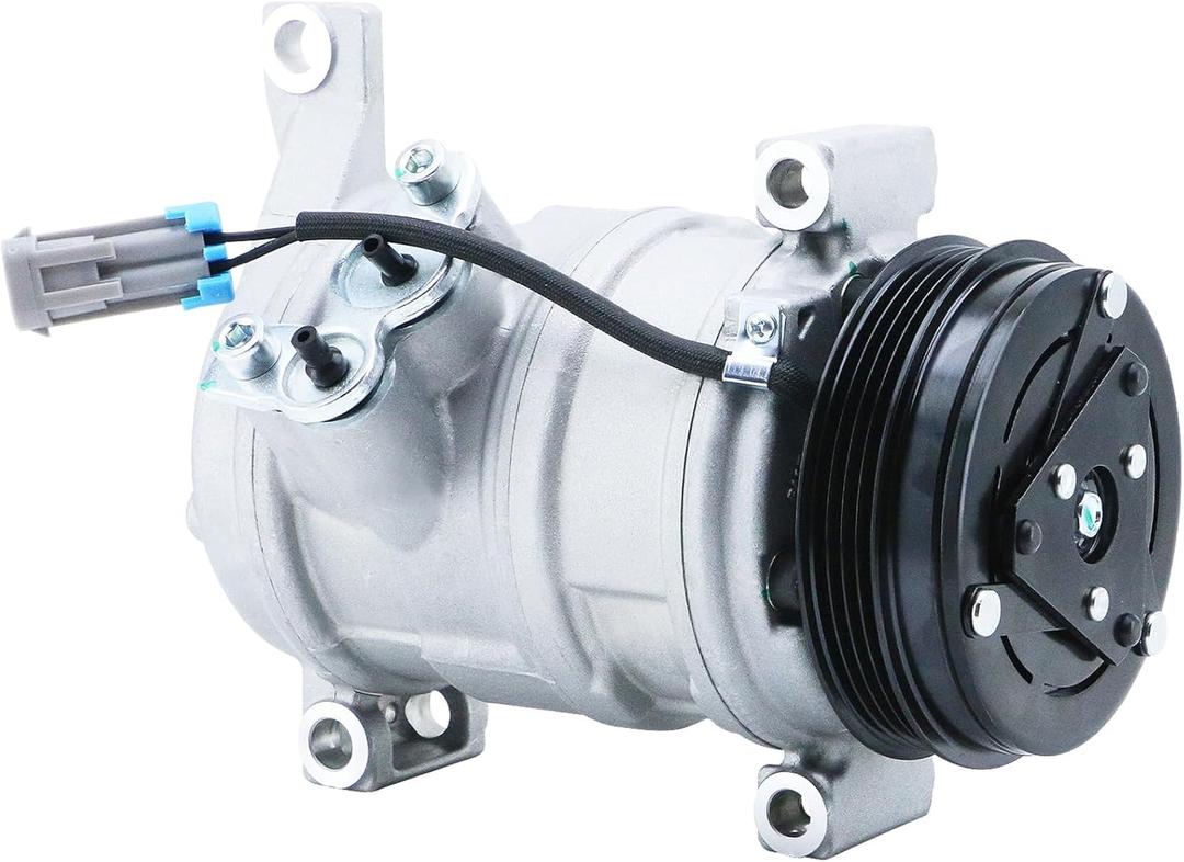 2 Mounting Holes - AC Compressor with Clutch for Chevy Silverado Suburban Avalanche, GMC Sierra Express Tahoe Yukon, Cadilac Escalade ESV EXT, CO29002C 1520410 1520940 10366545 15081861