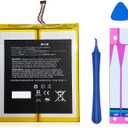 Battery for HD 10.1 9th 7th Generation 58/000/280 58/000/187 26S/1015/A 295/5C7 SL0/56ZE M2V/3R5 with Repair Tool Kit
