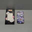 for iPhone 16e Case - Wireless Charging Compatible - Dual-Layer Hard Shell + Silicone Cover - Shockproof Protective Phone Case with Stylish Designs for Women - Abstract Lotus