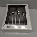 Fortessa Scalini 18/10 Stainless Steel Flatware, 5 Piece Place Setting, Service for 1