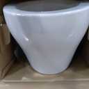 Set Of 2: TOTO TCT428CFGT4001 EP Wall Mounted Elongated Chair Height Toilet Bowl Only with Washlet+ and CeFiONtect - Less Seat Cotton White And 
TOTO Drake 1.6 GPF Toilet Tank with WASHLET+ Auto Flush Compatibility, Cotton White - ST776SA#01