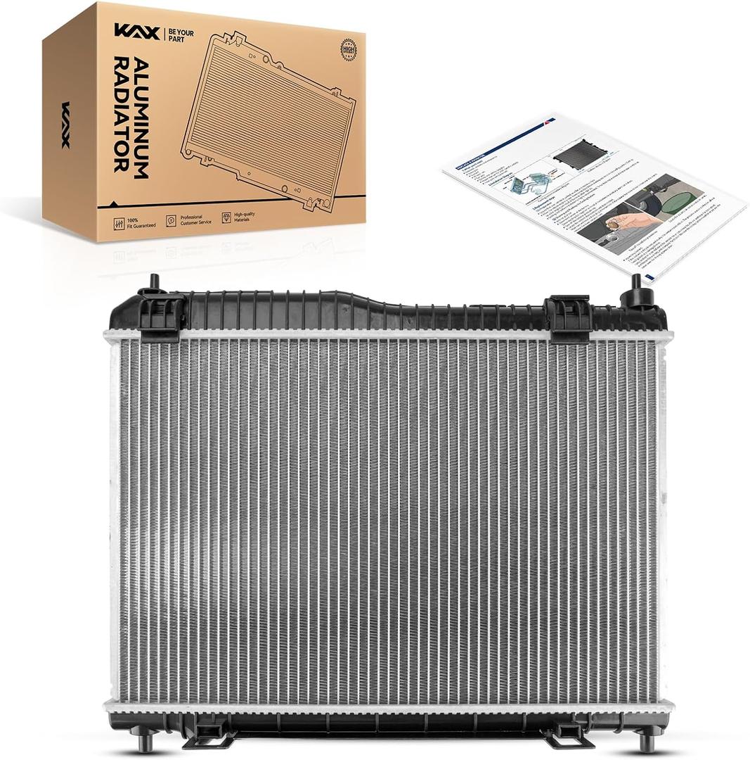 KAX CU13201 Car Engine Radiator, Compatible with 2011-2013,2019 Fiesta, 2014-2016 Fiesta Naturally Aspirated