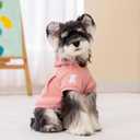 Koneseve Dog Hoodie - Fleece Warm Sweater with Pocket, Soft Clothes for Daily Wear, Basic Hooded Sweatshirts, Winter Coat Clothing, Comfort Tee Shirt Fit for All Breeds Pet - Pink - 3XL