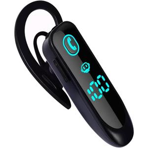 Bluetooth Earpiece Wireless CVC8.0 Headset for Cell Phone Dual Mic Noise Canceling Handsfree Phone Earpiece with Mute for iPhone Android Home Office Driving (2)