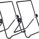 Tablet Stand, Portable Foldable Tablets Multi-Angle Non-Slip Adjustable Metal Holder Cradle Fit for 9-12.9 inch Tablet PC, Pad (2 Pack)